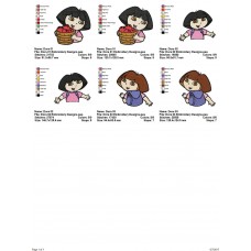 Package 3 Dora 01 Embroidery Designs